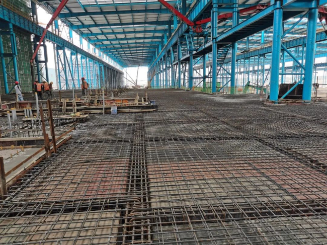 6月 江苏永钢项目A线减定径区5m平台完成浇筑.jpg