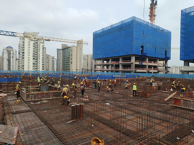 “五一”不停工，建设者抢抓施工“黄金期”