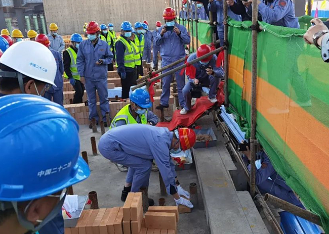 筑牢疫情防控堡垒 工程建设“战鼓正酣”